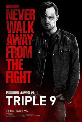 TRIPLE 9 POSTER CASEY AFFLECK WOODY HARRELSON KATE WINSLET CHIWETEL EJIOFOR