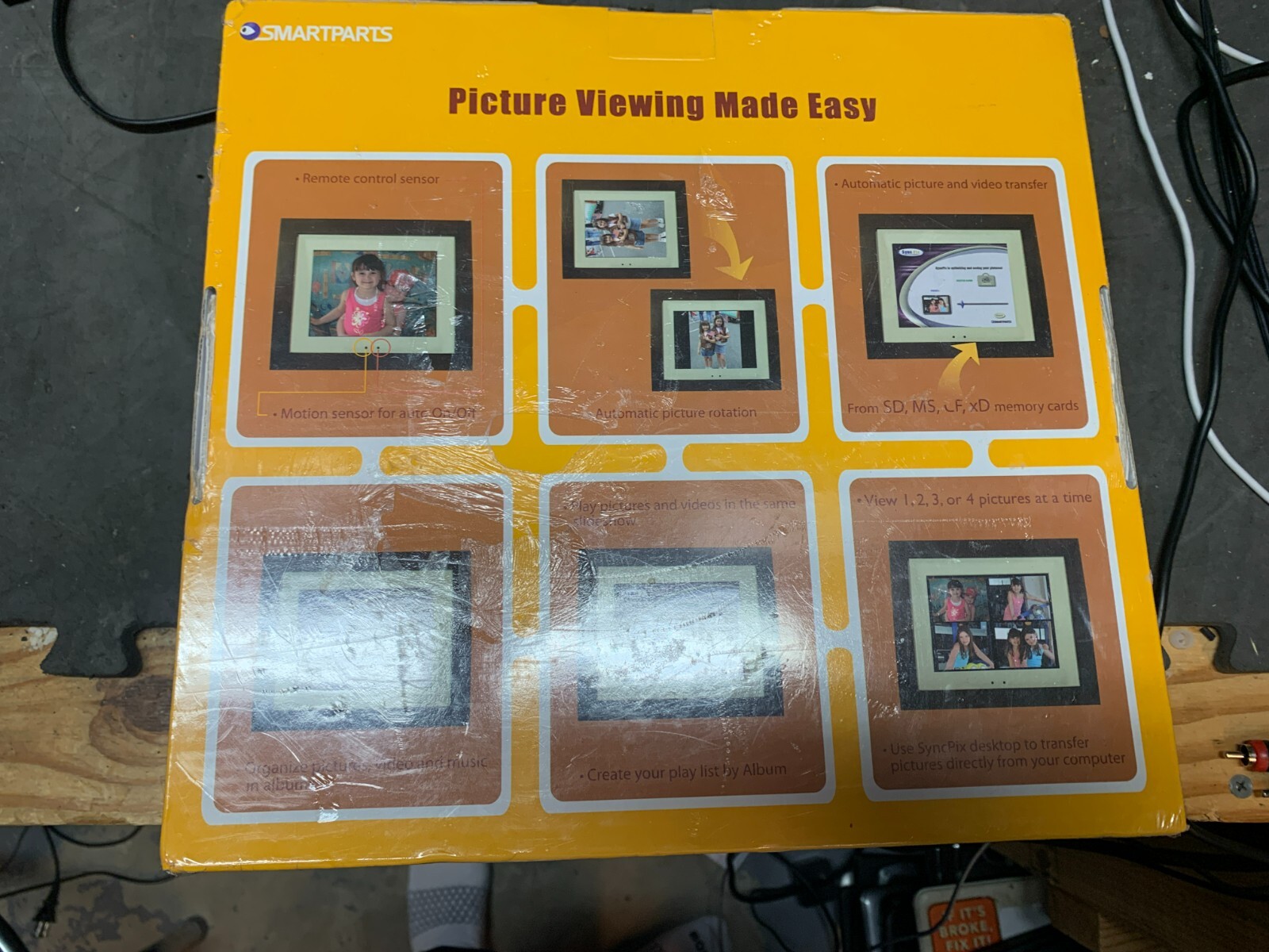 Smartparts SyncPix 8" Digital Picture Frame ***NEW*** eBay