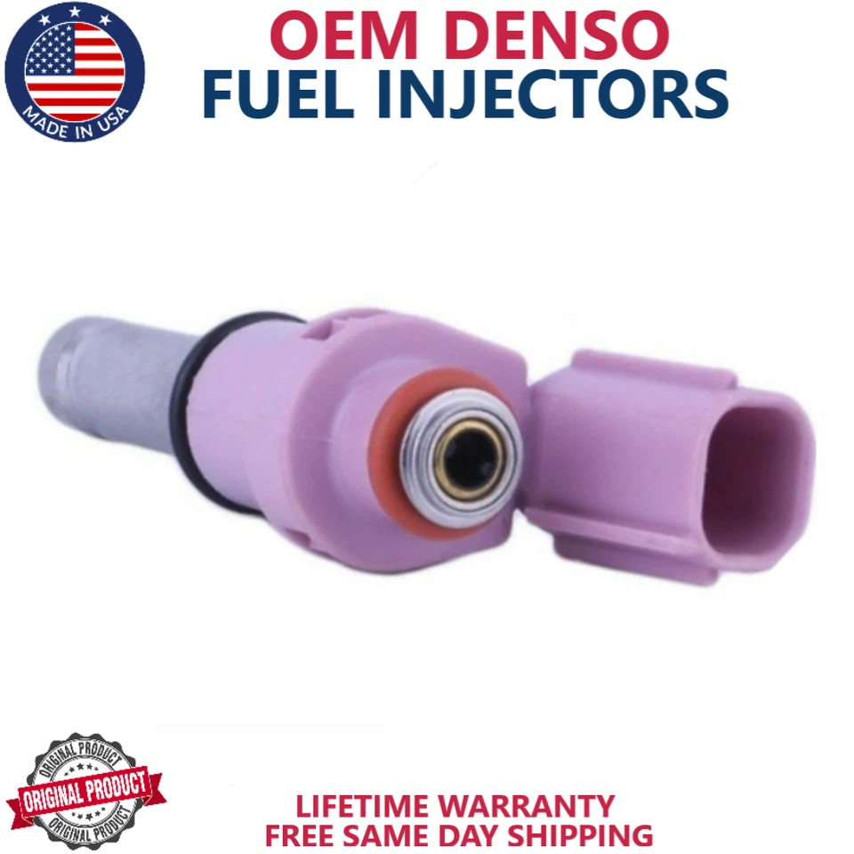 NUEVO x6 OEM DENSO inyectores de combustible para Lexus RC300 2017 3,5 L V6 #23250-31070 Foto 2 de 3