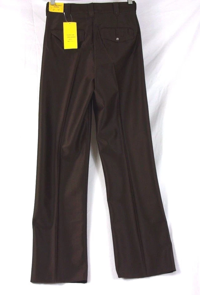 Wild Horse Bronco Western Style Cowboy Dress Pants Dark Brown Size 34 285P - Image 2 of 2