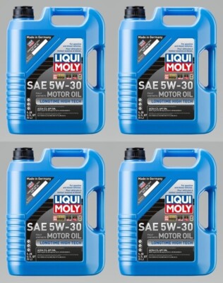 LiquiMoly Longtime HighTech SAE 5W-30 Fully Synthetic Motor Oil Set of 4 5 Liter
