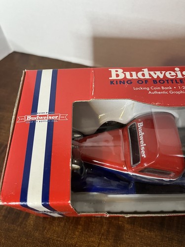 Budweiser 1936 Dodge Pickup Die Cast Metal Collector Bank-1997-#72066 - Picture 5 of 12