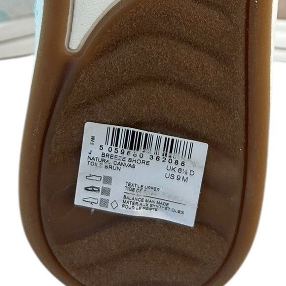 Clarks Breeze Shore CloudStepper White Canvas Flo… - image 9