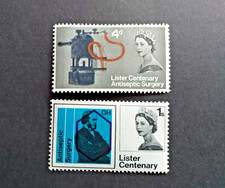 GB:   Centenary of Lister's Antiseptic Surgery.  sg667p/8p  (Phos)  1965 MNH
