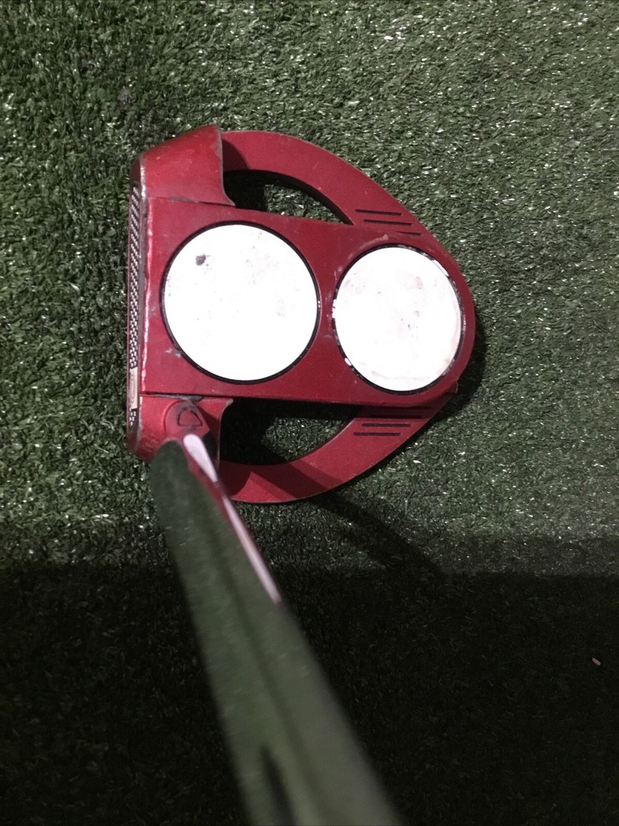 【しょーへー】ODYSSEY  WORKS RED 2 BALL FANG Odyssey Odyssey O-Works Black 2-Ball Fang S Putter