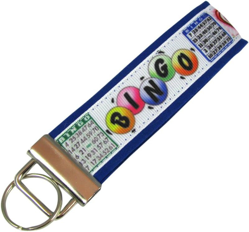 Bingo Key Chain, Bingo Player Key Fob, Bingo Lover Fabric Keychain | eBay