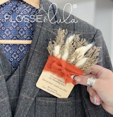HOCHZEIT EINSTECKTUCH KNOPFLOCH HOLZSOCKEL KEINE BLUMEN BOUTONNIERE UHRENKRAWATTE