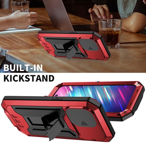 For iPhone 16 15 14 13Pro Max Case Shockproof Aluminum Gorilla Glass Metal Cover - Picture 32 of 46