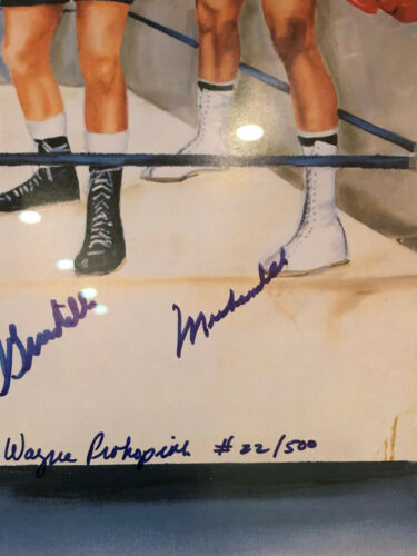RARE MUHAMMAD ALI JSA LOA 10X MULTI SIGNED BOXING AUTO AUTOGRAPH BAS PSA CLAY - Picture 4 of 5