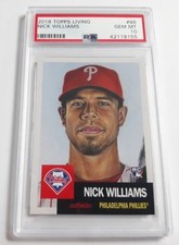 2018 Topps Living #86 Nick Williams RC Card Graded PSA 10 Gem Mint Sold Out