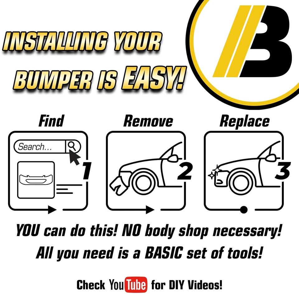 NEW Primered - Front Bumper Cover for 2014-2024 Toyota 4 Runner SR5 / Base 14-24 — 第 2/4 张图片