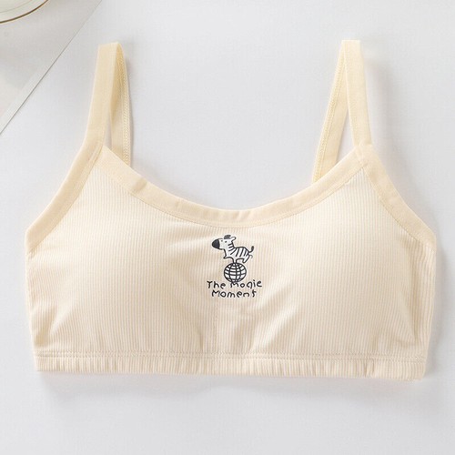5 Pack Kids Training Bra Girls Underwear Teenager Girl Sports Bra Tank Crop Top - Picture 10 of 11