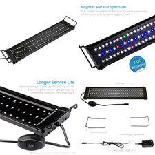 Planted Aquarium Light Full Spectrum LED Fish Tank Light Freshwater Plants 18-24