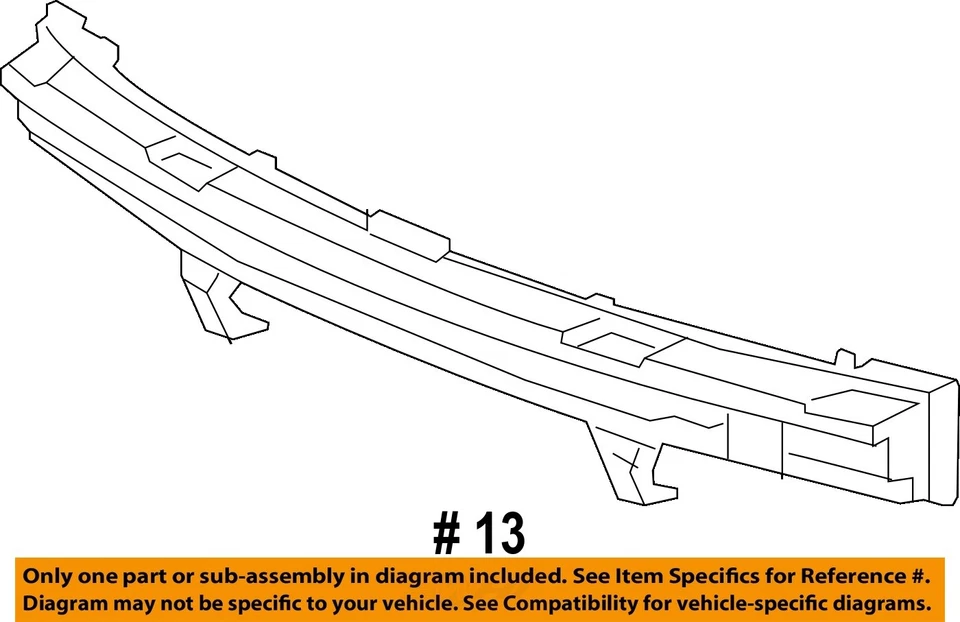 Used Rear Bumper Assembly Rear fits: 2017 Gmc Acadia SLE rear park assist w/blin Foto 4 de 4