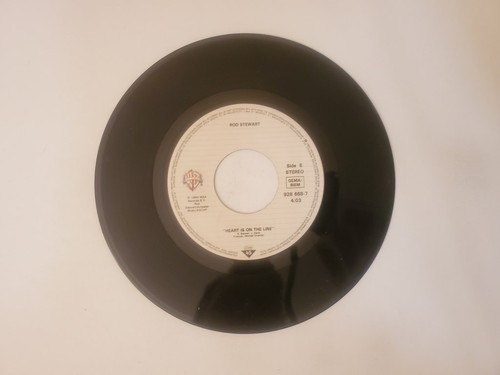 Rod Stewart - Love Touch / Heart is on the Line (Vinyl Record) - Picture 2 of 2