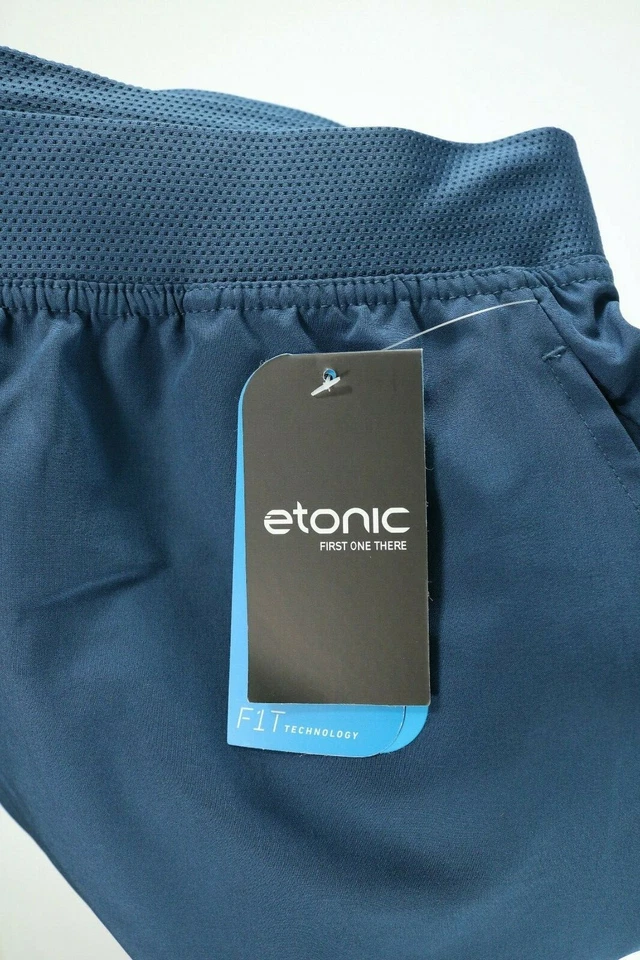 Pantalones Cortos Para Hombre Etonic Insignia Azul Elastizados Tejidos ¡NUEVOS! Nuevo con etiquetas Foto 3 de 3