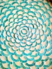 Mother of Pearl Rattan Handmade Serving Tray (Set of 2)