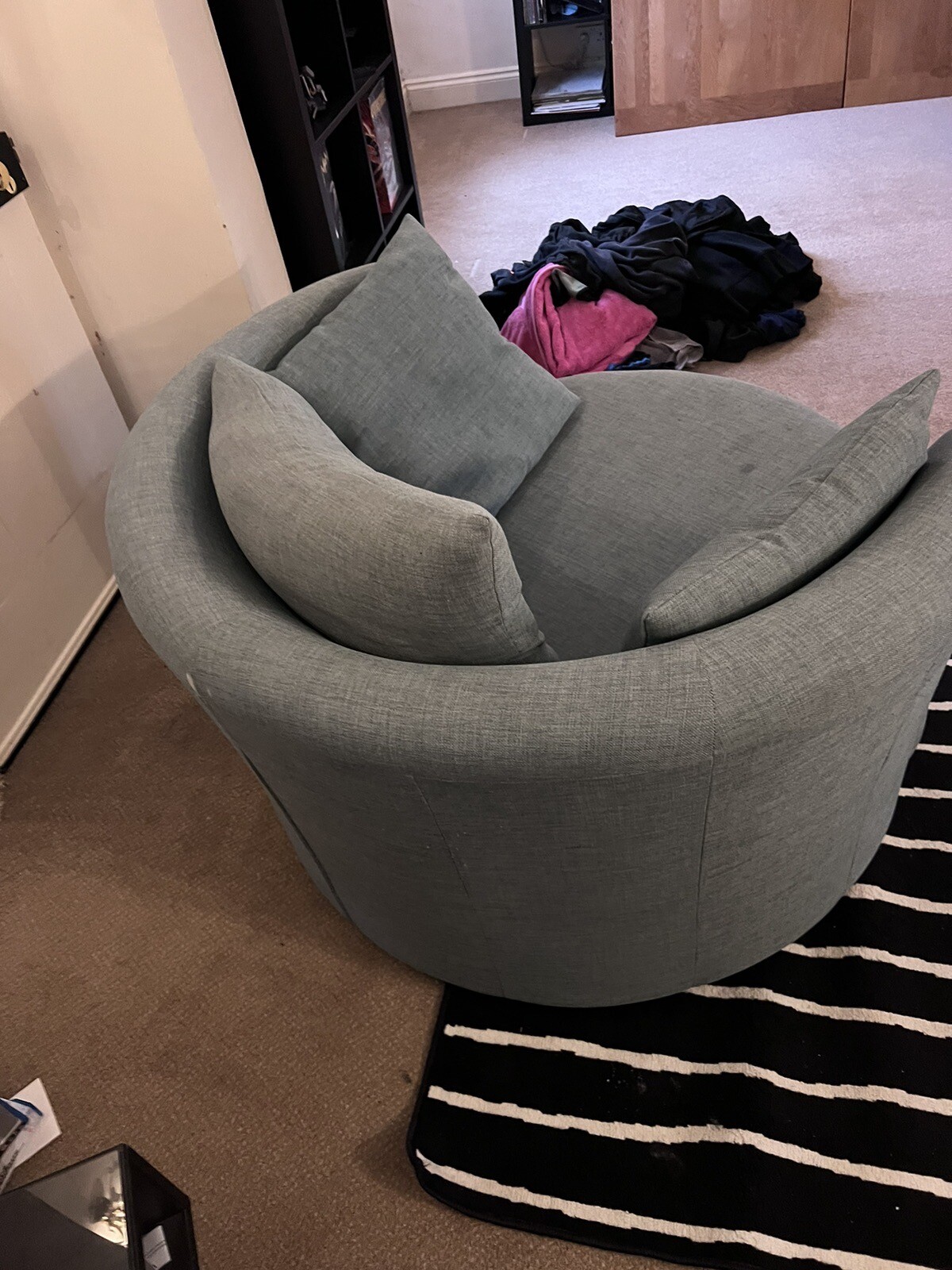 love seat snuggle chair eBay