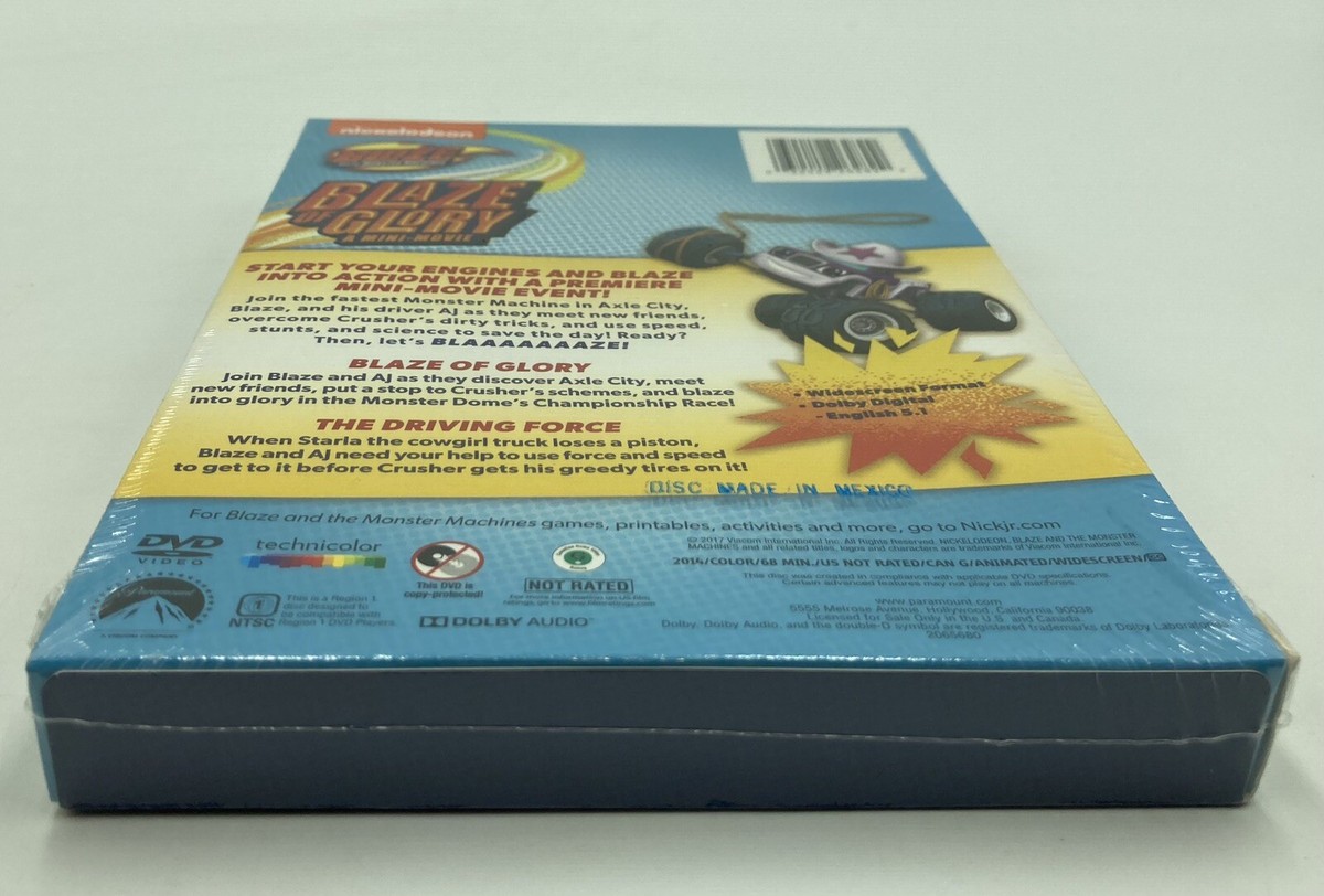 BLAZE　CD、DVDセット Blaze and the Monster Machines Blaze of Glory DVD Limited