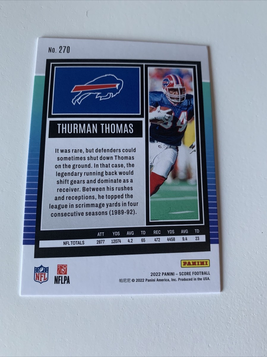 はむはむは P賞2点 N賞1点 2001 Quantum Leaf Thurman Thomas Card #99 Miami Dolphins | eBay