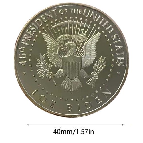 1Pc Joe Biden 2021 Collectibles Commemorative Challenge Souvenir President Coin - Picture 5 of 7