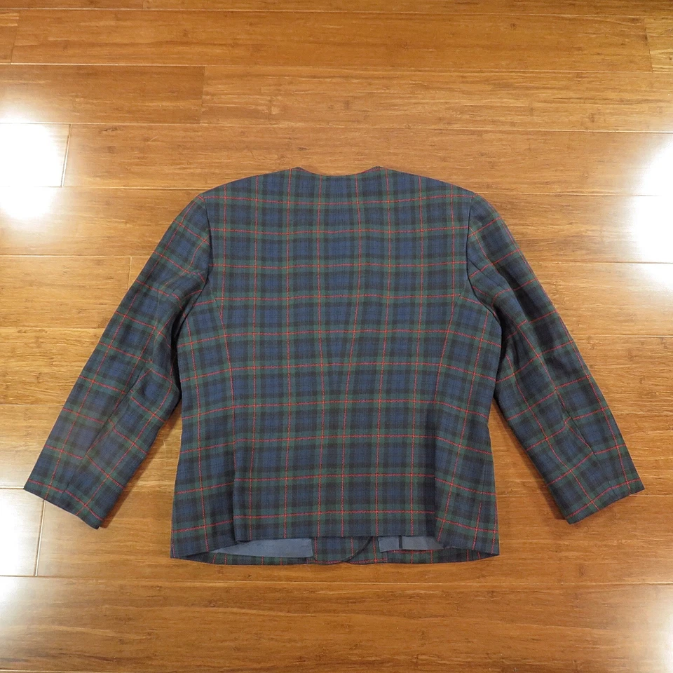 Plaid USA Pendleton Pleated Skirt Suit Set Approx Size Medium - Image 3 of 4