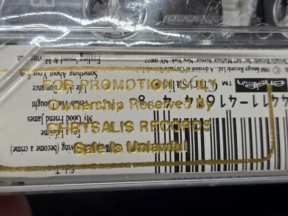 Tony Stone For A Lifetime (Cassette) New Sealed 1988 Promotional Use Only RARE  - Image 2 of 4