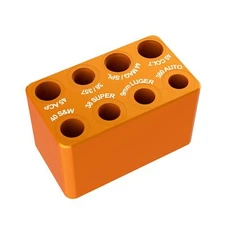 Ammo Checkers Ammo Checker Cartridge Gauge for Reloading ammo checkers orange