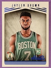 Jaylen Brown 2016-17 Panini Studio #188 Portrait Boston Celtics Rookies