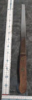 Extra Thin Slicing Knife 8  Blade Stainless Steel Hi-Test USA 12'' Overall Length