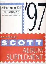 Scott US Minuteman Supplement #29 for Stamp issued in 1997