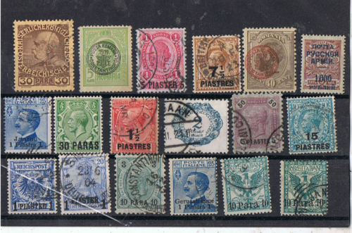 LEVANTE - Lot of old stamps. - Bild 1 von 1