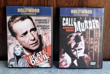 LOT 2 DVDs Humphrey Bogart BEAT THE DEVIL Peter Lorre~CALL IT MURDER Sidney Fox