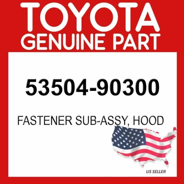 TOYOTA LAND CRUISER GENUINO PARABRISAS CAPÓ CATCH 2 Set 53504-90300 Foto 2 de 3