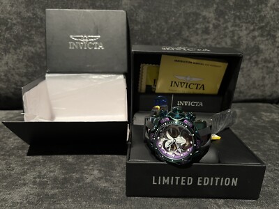 NEW Invicta Please Read Description RARE Variant DC Comics Joker Watch - 26790