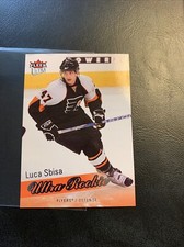 B41c￼ 2008/09 fleer ultra Rookie  #267 Luca Sbisa Philadelphia flyers￼