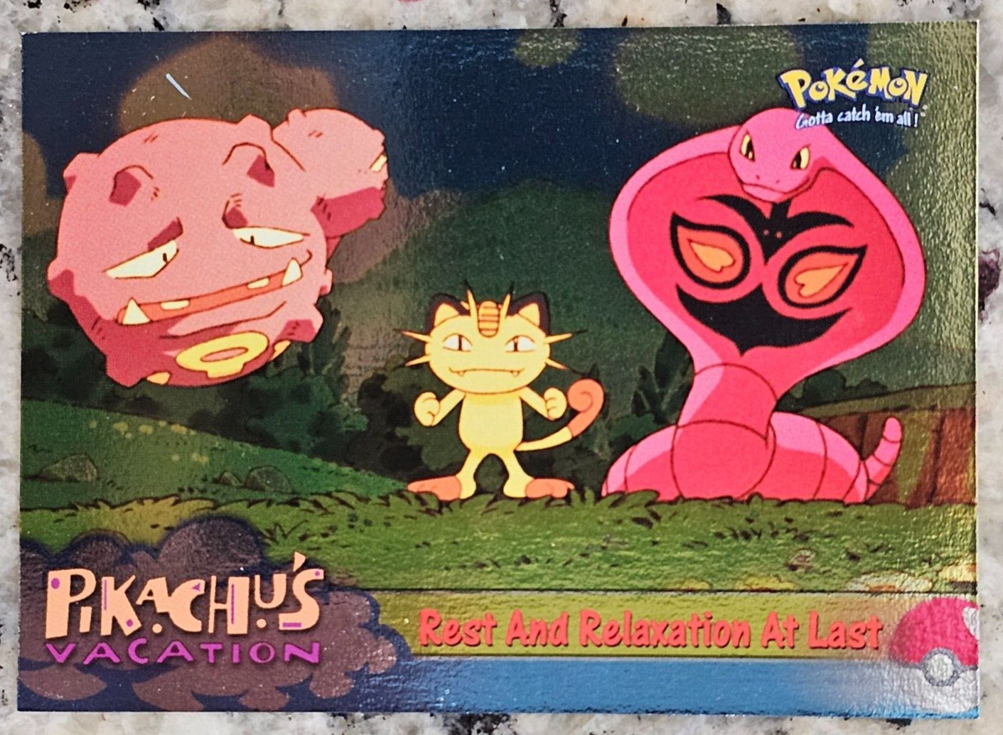 Topps Pokemon Movie Animation Rest and Relaxation At Last #49 Foil           JJJ