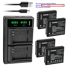 Kastar Battery LTD2 USB Charger for Pentax D-Li106 & PENTAX MX-1 X90 Camera