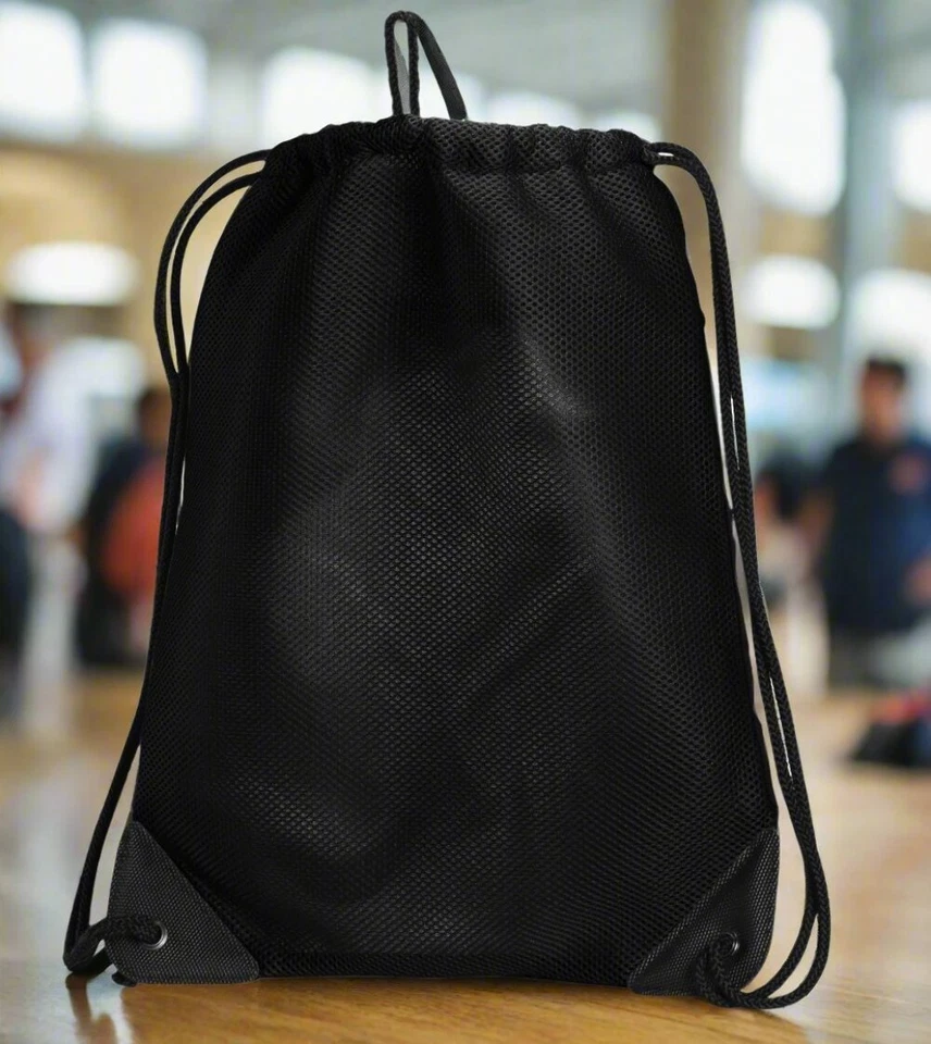 University of Iowa Drawstring Backpack Iowa Hawkeyes Cinch Pack - Mesh & Microfi - Image 2 of 4