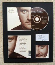 PHIL COLLINS - Signed Autographed - BOTH SIDES - Album Display