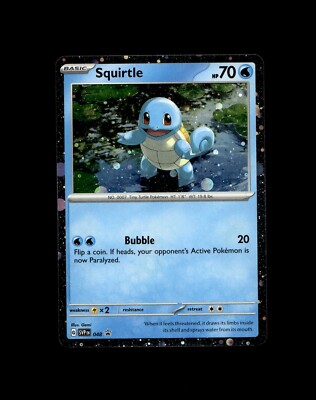 Squirtle Wartortle Blastoise Pokemon Card! Holo/Reverse Holo EX Full Art Cards!