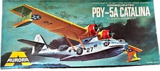 Aurora- PBY-5A Catalina Seaplane-1972-INVENTORIED/COMPLETE-1/74th-#396-READ ON!