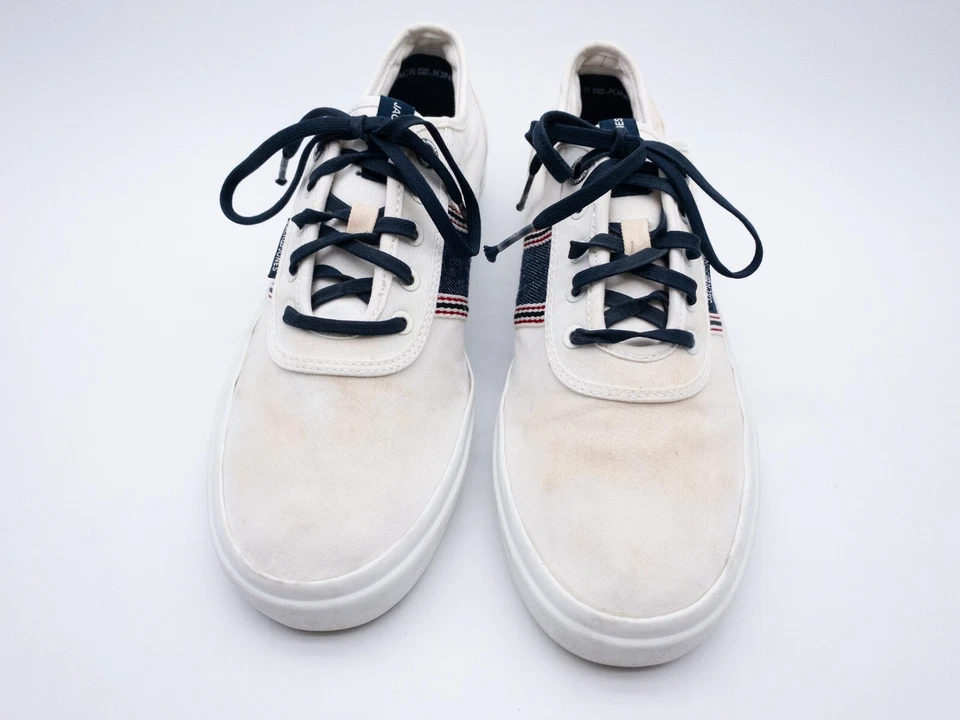 JACK & JONES Zapatillas Para Hombre De Ocio Blancas Talla 43 EU Art. 10974-10 - Imagen 3 de 3