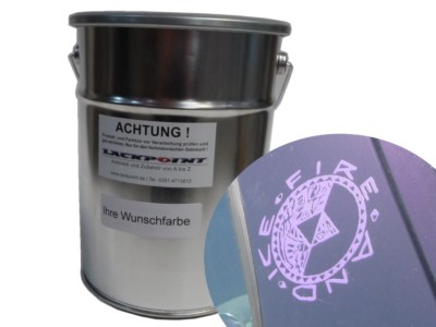 4 L Spray-Ready Base Coat for VW LC4V Car Paint Lackpoint Golf 2 Fire & Ice Lil