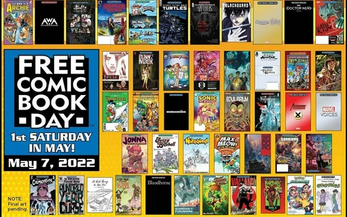 FCBD 2022 U-Pick Batman Spider-Man Venom Avengers Archie Bunny Mask Buffy NM/MT