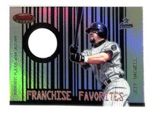 Jeff Bagwell Houston Astros 2001 Bowman's Best Franchise Favorite Jersey Patch