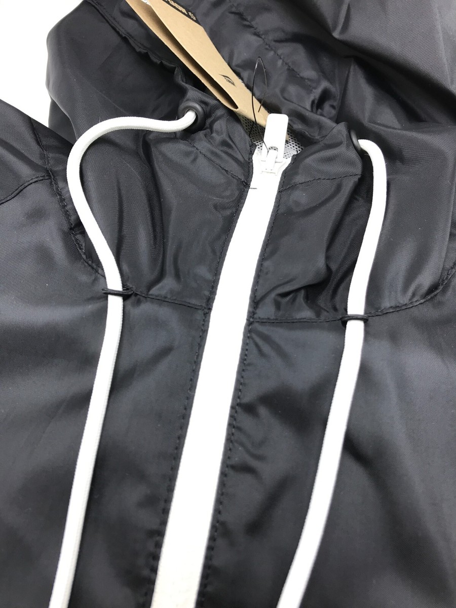 NEW* Men NIKE SPORTS CLASSIC WINDRUNNER JACKET BLACK/SAIL
