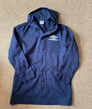 UMBRO NAVY PARKA COAT JACKET L LARGE      LIAM GALLAGER SCOOTER