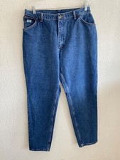 Wrangler Womens High Rise Tapered Straight Jeans Tag Size 18x32 Measured 33x29.5