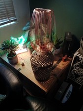 Morrocan Lamp 2 Half Feet High ,Opens To Put Fragrance Flowers Inside Lovely